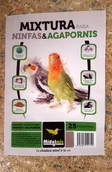 Imagen MIDELMIX  AGAPORNIS-NINFAS 25 KG