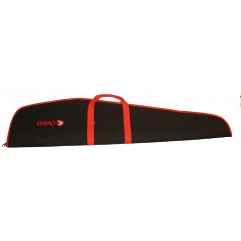 Imagen FUNDA GAMO 120 CM C/VISOR NEGRA FILOS ROJOS - 24