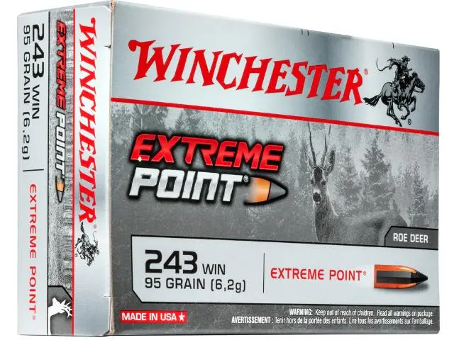 Imagen WINCHESTER 243 95 G. EXTREME POINT -24/01