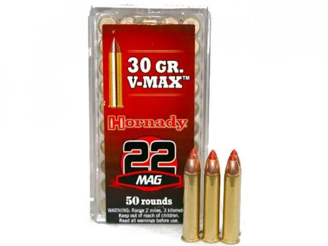 Imagen HORNADY V-MAX C. 22 MAGNUM 30 GRS -23/06