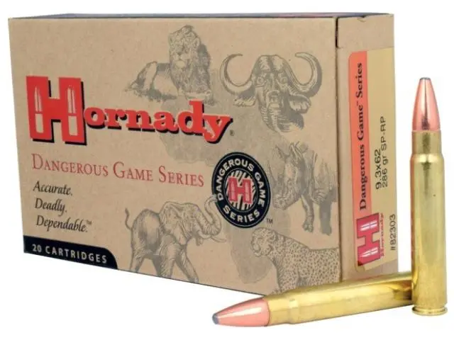 Imagen HORNADY CUSTOM CAL. 9,3x62 286 G PUNTA PLOMO.-23/03