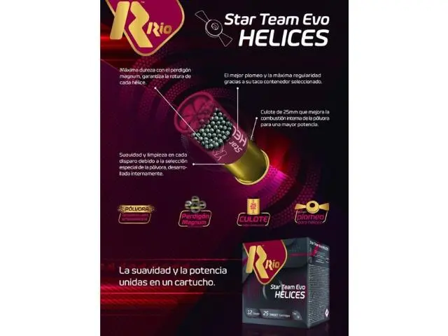 Imagen UEE STAR TEAM EVO HELICES 32 GRAMOS PLOMO 7,5 -25/06