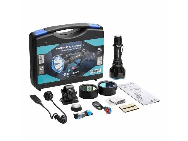 Imagen LINTERNA OLIGHT WARRIOR-X TURBO 1.100 LUM. KIT COMPLETO -24/01