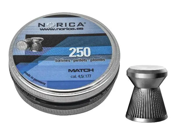 Imagen BALIN NORICA MATCH CALIBRE 5,5 (LATA 250 UDS) -24