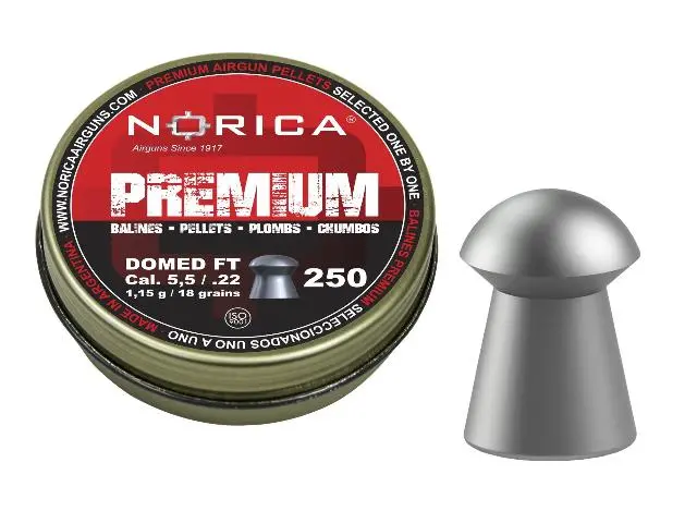 Imagen BALIN NORICA PREMIUM DOMED FT CALIBRE 4,5 (LATA 500 UDS) -21/07