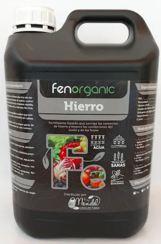 Imagen FENORGANIC HIERRO 5 LITROS ,(PRECIO X LITRO )