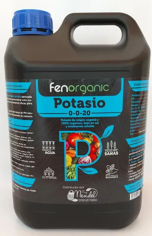 Imagen FENORGANIC POTASIO  0-0-20   - 5 LITROS  ( PRECIO X LITRO )