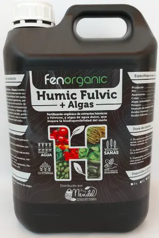 Imagen FENORGANIC HUMICOS FULVICOS+ALGAS - 5 LITROS ,(PRECIO X LITRO )