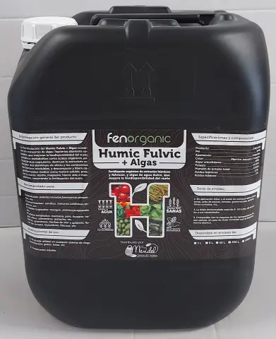 Imagen FENORGANIC HUMICOS FULVICOS+ALGAS - 20 LITROS ,(PRECIO X LITRO )