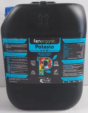 Imagen FENORGANIC POTASIO 0-0-20    -  20 LITROS ,( PRECIO X LITRO )