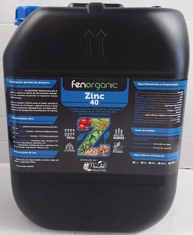 Imagen FENORGANIC ZINC -40 % ZnO -LIQUIDO  SUSPEN 10 L. (PRECIO X  LITRO )