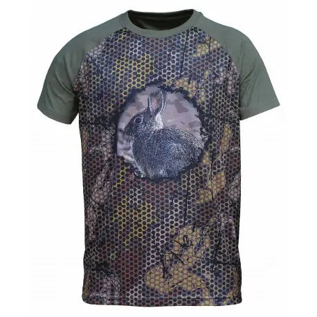 Imagen CAMISETA TECNICA FOREST-PRINT " CONEJO " REF.477 -22