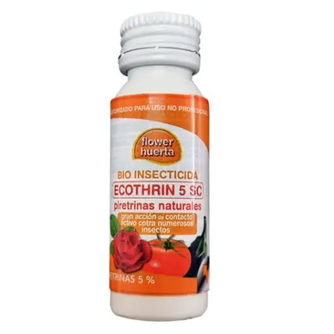 Imagen FLOWER ECOTHRIN 5 SC PIRETRINAS NATURALES 10 CC.