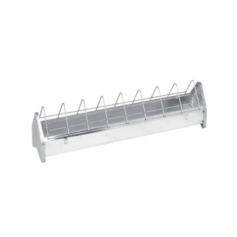 Imagen COMEDERO METALICO COPELE POLLITOS 50CM C/REJILLA ESTRECHA -24