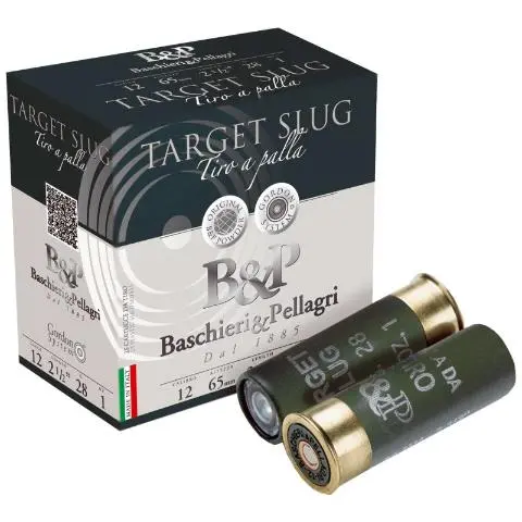 Imagen BASCHIERI TARGET SLUG 28 GRAMOS (25 UDS) -25/01