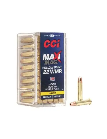 Imagen CCI CAL. 22 WMR MAXI MAGNUM 40 GRS JHP  -23/10