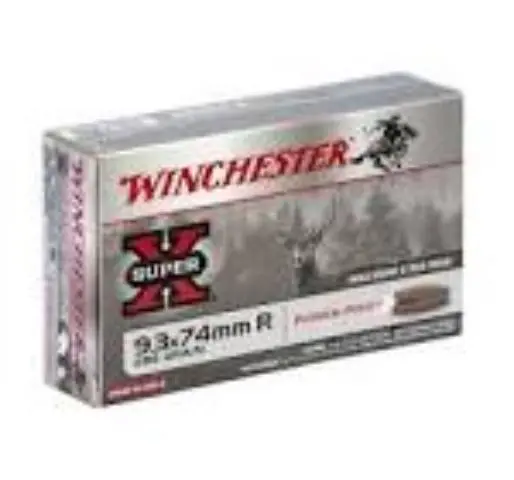 Imagen WINCHESTER 9,3X74 SUPER X POWERPOINT 286 GRS -24/01