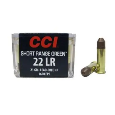 Imagen CCI CAL. 22 SHORT RANGE GREEN 21 GRS +17