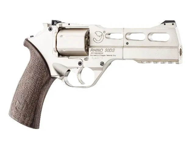 Imagen NORICA REVOLVER CO2 CHIAPPA RHINO 50 DS SILVER CALIBRE 4,5 BB -24