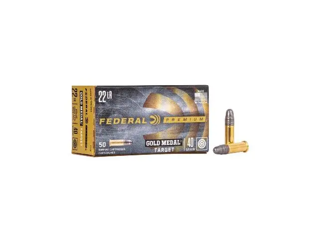 Imagen FEDERAL CALIBRE 22 GOLD MEDAL TARGET 40 GRS -24/01