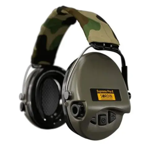 Imagen CASCOS ELECTRONICOS SORDIN SUPREME PRO X LED CAMO-CUP VERDE -25