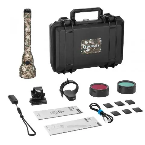 Imagen LINTERNA OLIGHT JAVELOT TURBO CAMO "2" 1.800 LUM. KIT CAZA  -25/06