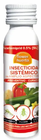 Imagen FLOWER INSECTICIDA  SISTEMICO ACETAMIPRID 0,5%  25 CCc  