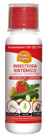 Imagen FLOWER INSECTICIDA  SISTEMICO ACETAMIPRID 0,5%  100 CC