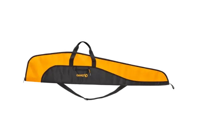 Imagen FUNDA CARABINA GAMO 120CM C/VISOR NARANJA/NEGRA -25