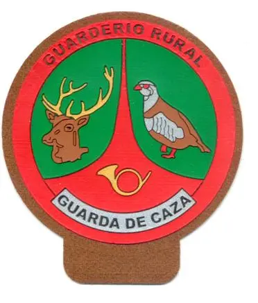 Imagen EMBLEMA GUARDA RURAL CAZA PVC PECHO C/VELCRO